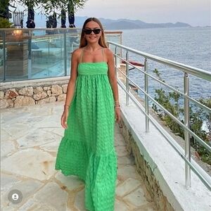 Zara Green Maxi Dress
